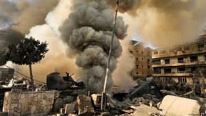 هواپیماهای نظامی اسرائیل در حال پرواز روی تهران