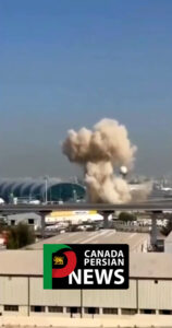 فیلن حمله سپاه پاسداران به فرودگاه بین‌المللی دبی پس از اظهارات مسعود پزشکیان درباره کاهش تنش با کشورهای منطقه